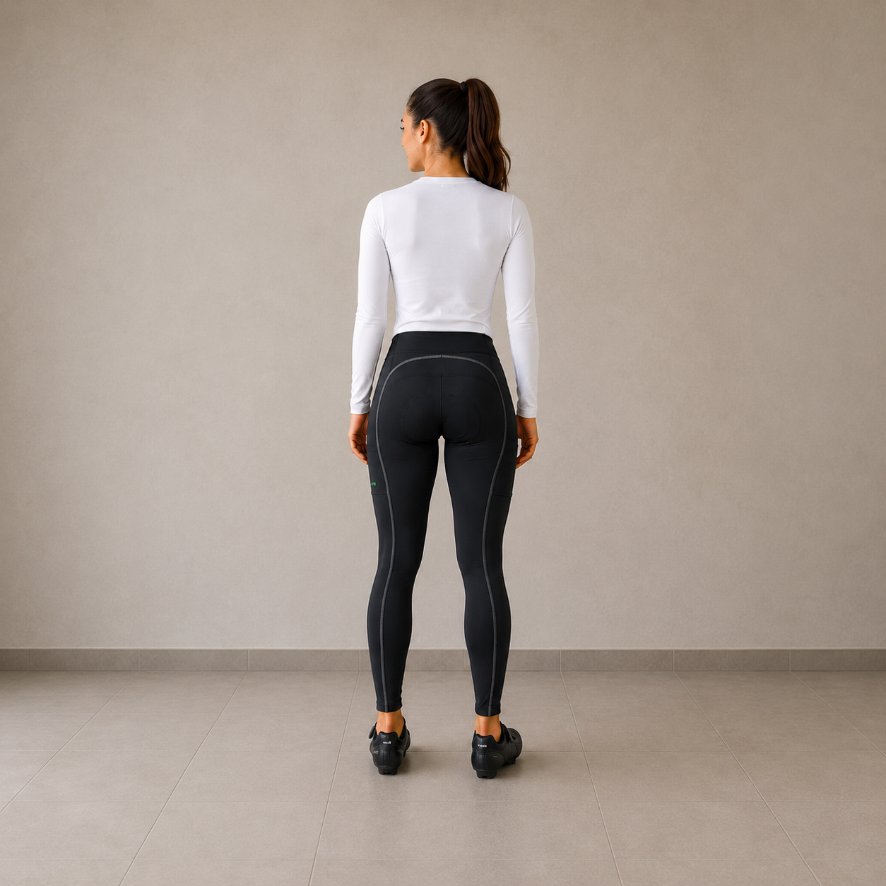 Calça Bike Feminina Preta Adulto Elite para Ciclismo