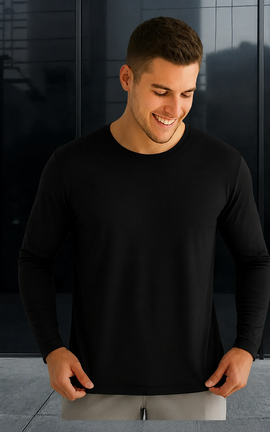 Camiseta Térmica Manga Longa Plus Size Masculina | Teleco Sports