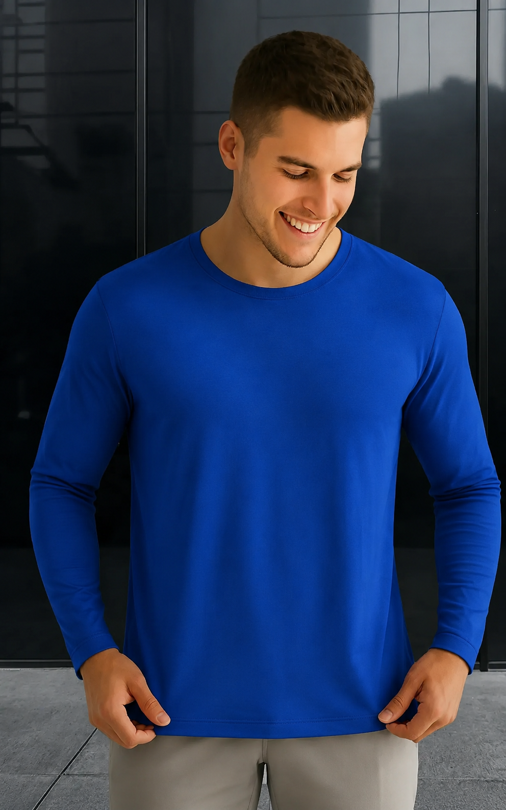 Camiseta Térmica Manga Longa Plus Size Masculina | Teleco Sports