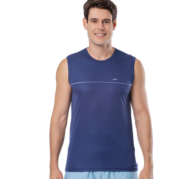 Camiseta Regata Masculina Plus Size 100% Poliéster | Teleco Sports