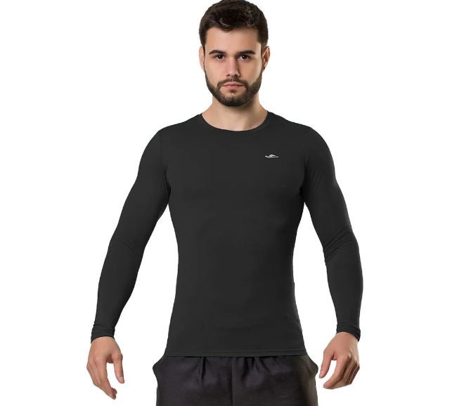 Camiseta Térmica Masculina UV50 Manga Longa | Teleco Sports