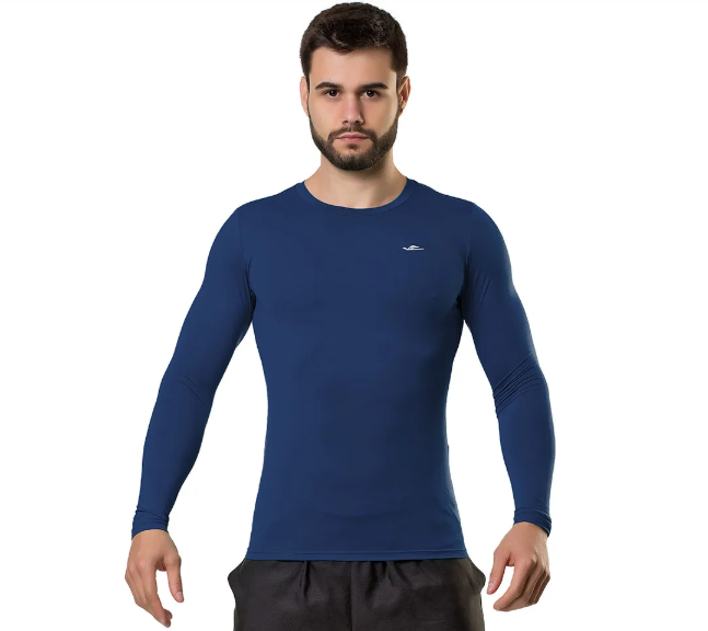 Camiseta Térmica Masculina UV50 Manga Longa | Teleco Sports